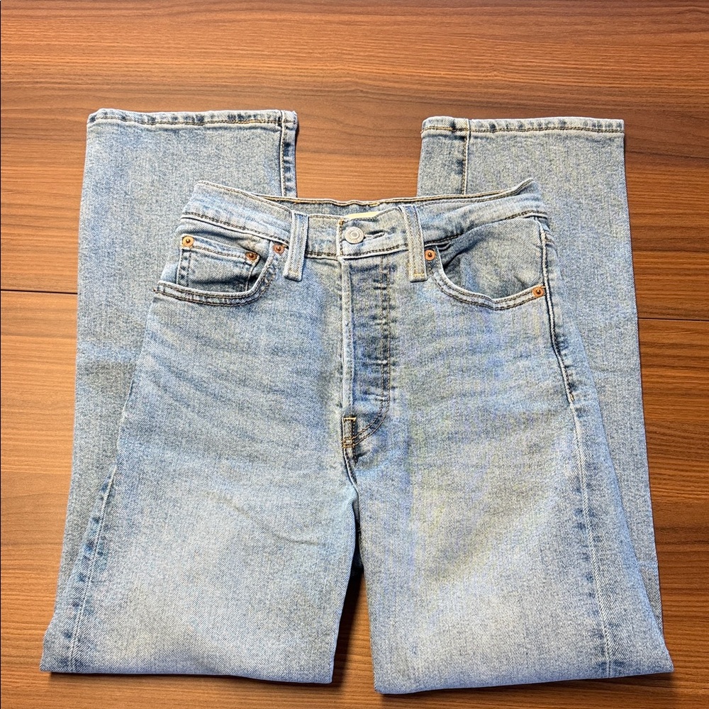 Classic Light Blue Women's Jeans - Casual Straight Fit